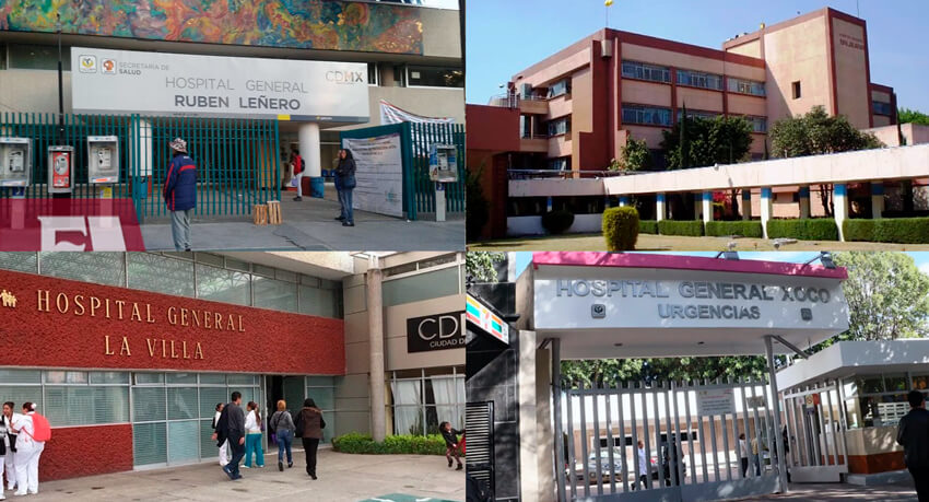 Hospitales públicos saturados por COVID-19