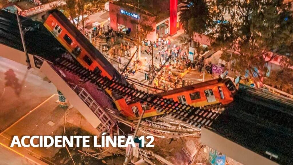 Cae metro en la estación Olivos de la línea 12 en la CDMX; hay al menos 26 muertos